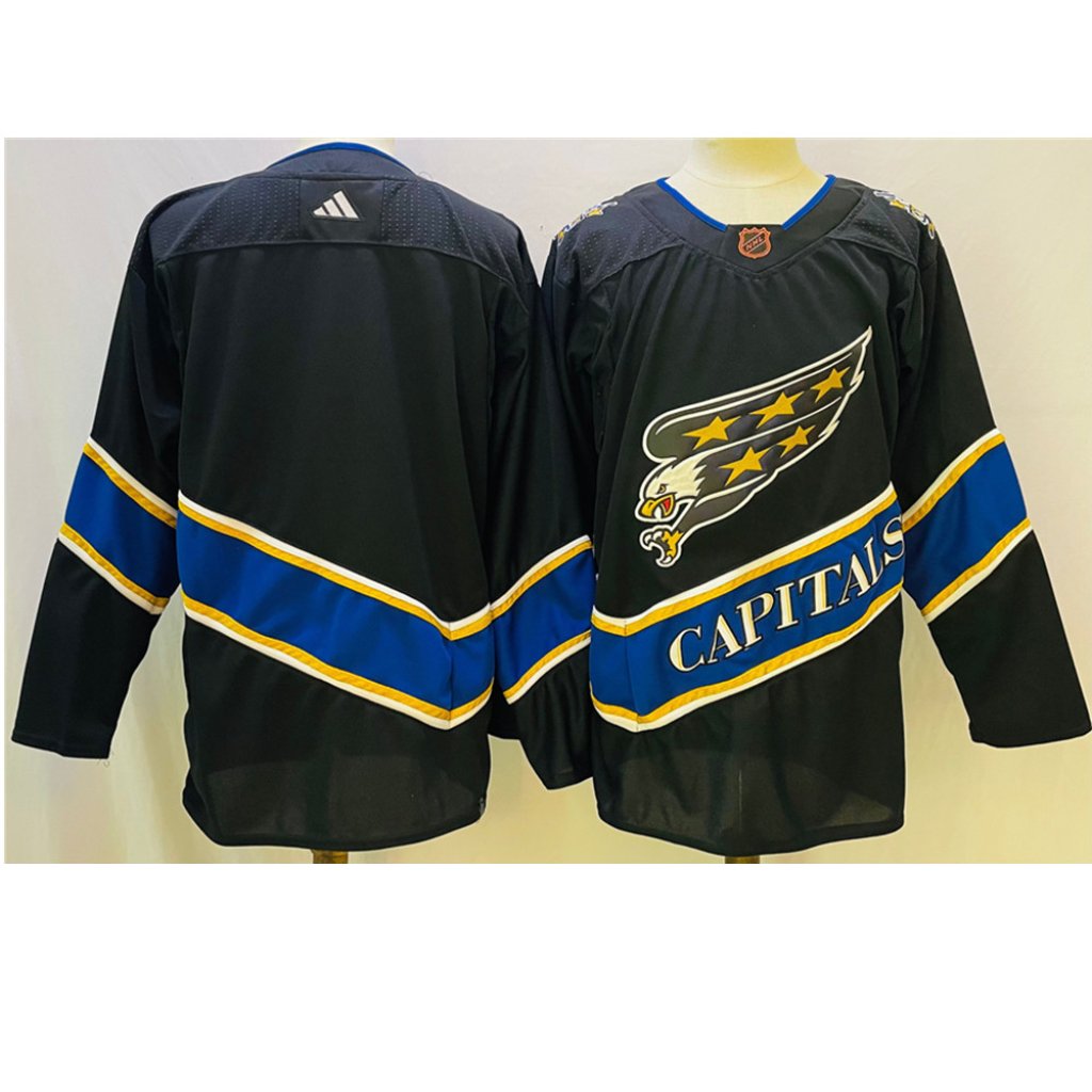 Washington Capitals Blank Black Jersey